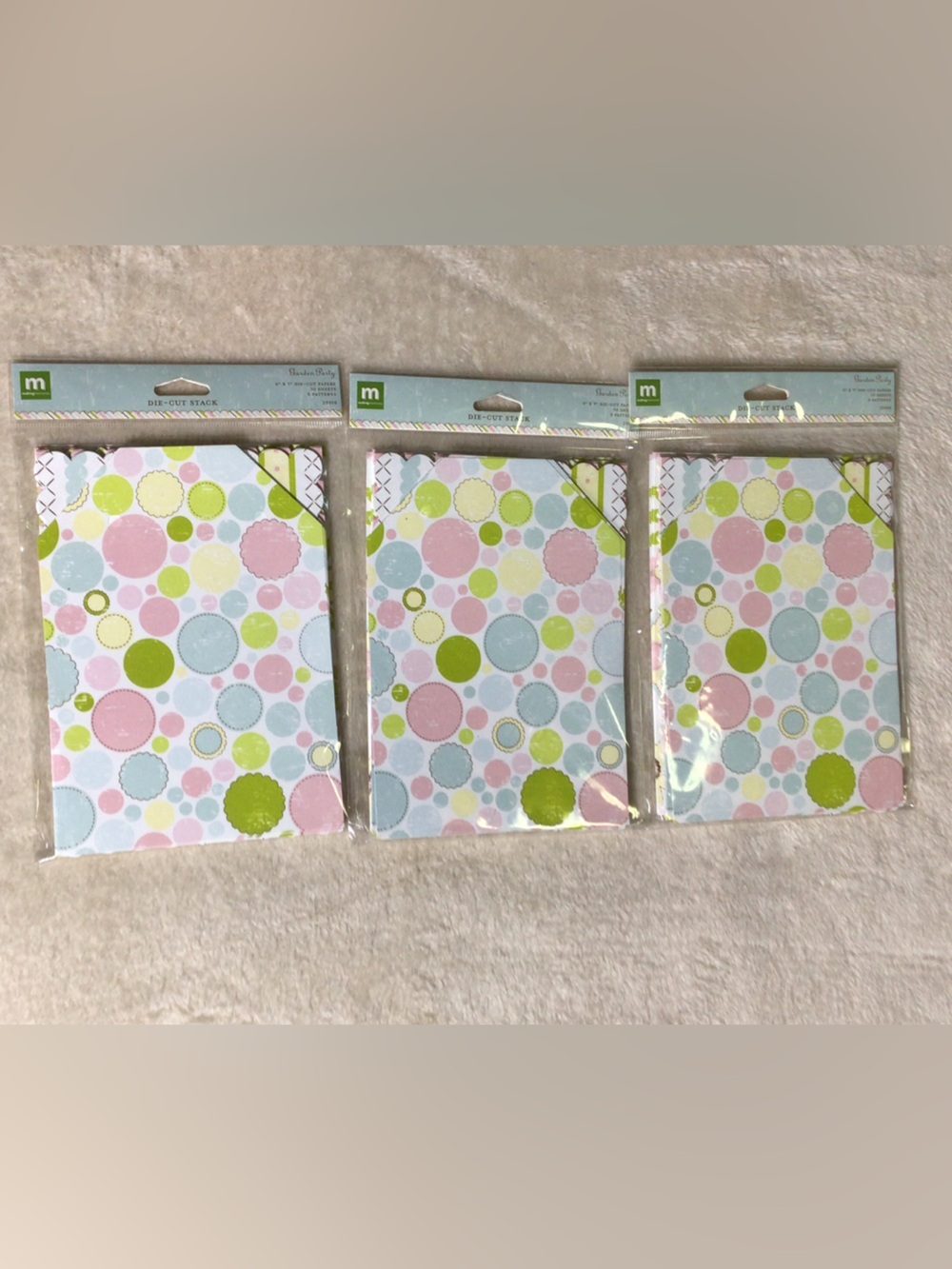 Making memories garden party die-cut stack